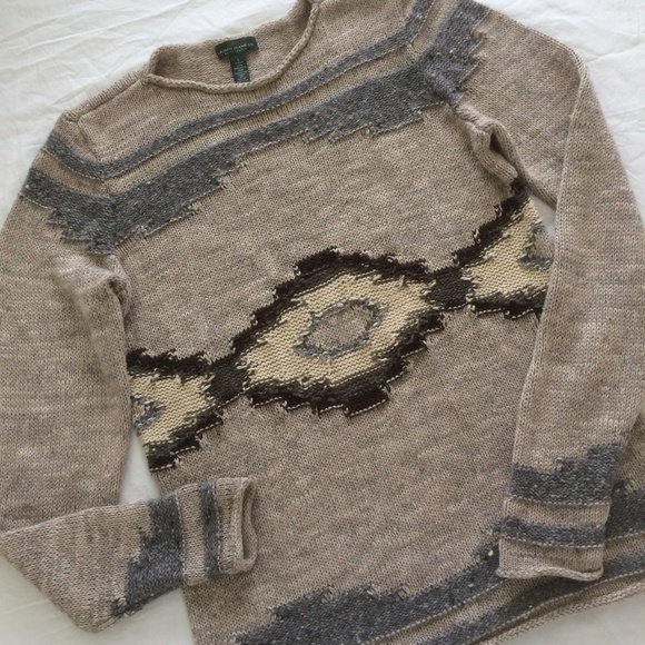 LRL Lauren Jeans Co Sweaters - LRL Lauren Jeans Co Sweater Southwestern Style
